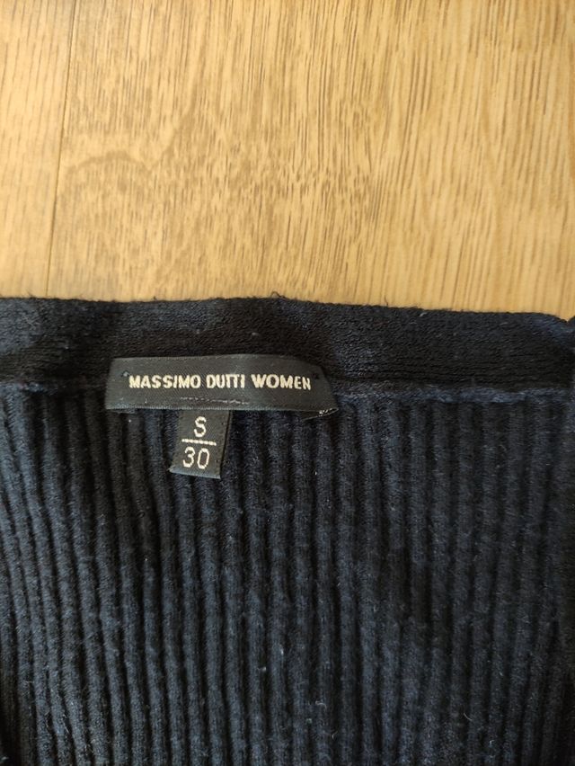 Chaqueta negra de canale de Massimo Dutti Woman