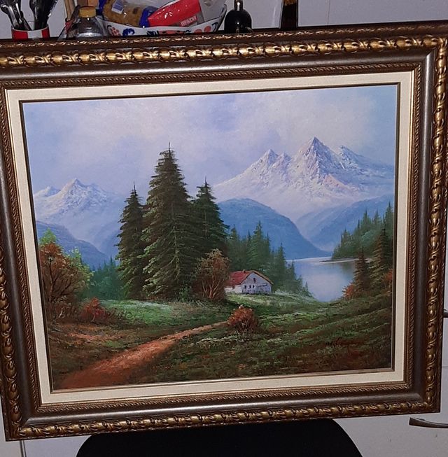 CUADRO AL ÓLEO FIRMADO VINTAGE