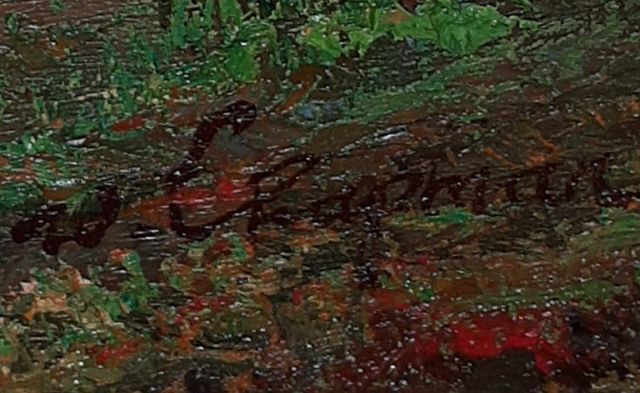 CUADRO AL ÓLEO FIRMADO VINTAGE