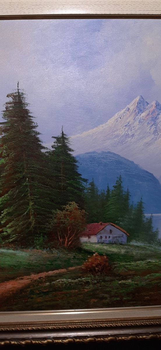 CUADRO AL ÓLEO FIRMADO VINTAGE