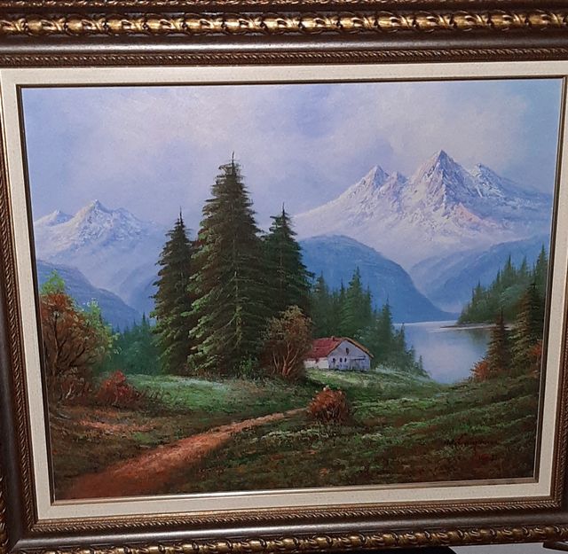 CUADRO AL ÓLEO FIRMADO VINTAGE