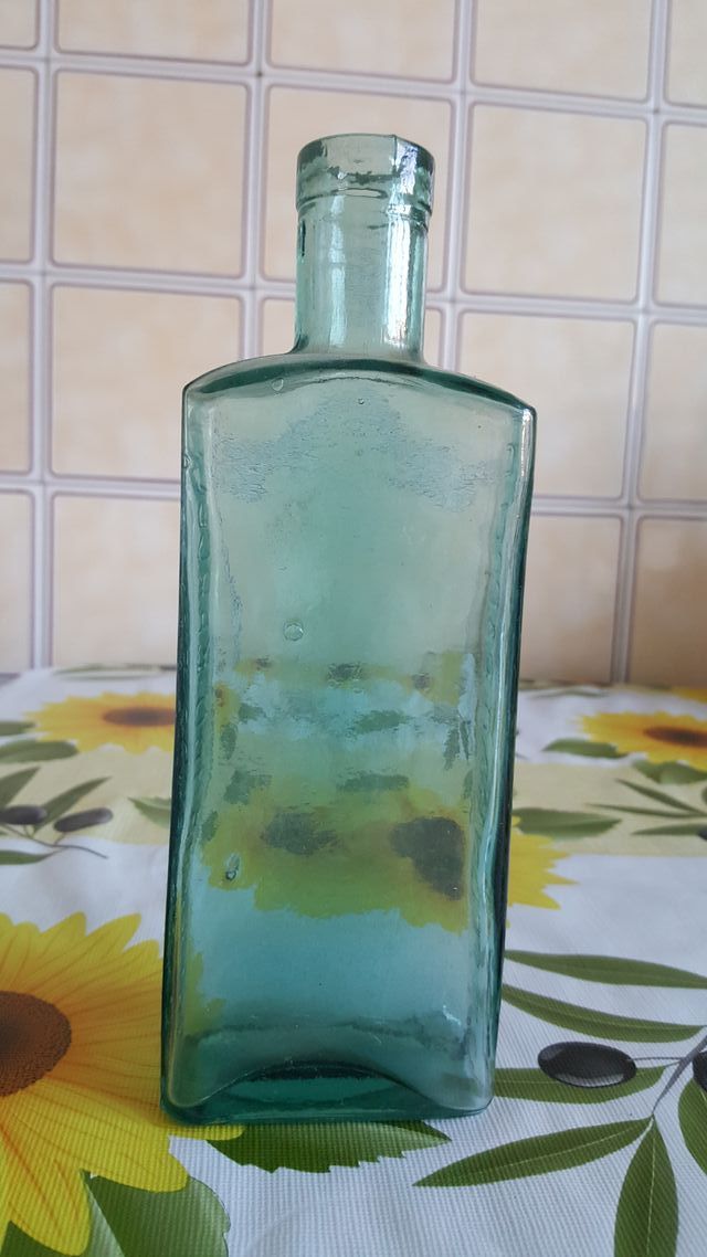 Botella de Cristal años 50 Dr. Barceló.