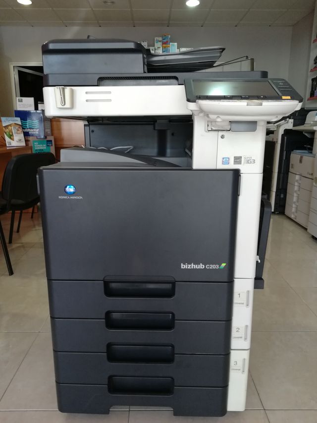 FOTOCOPIADORA konica minolta bizhub c203 color