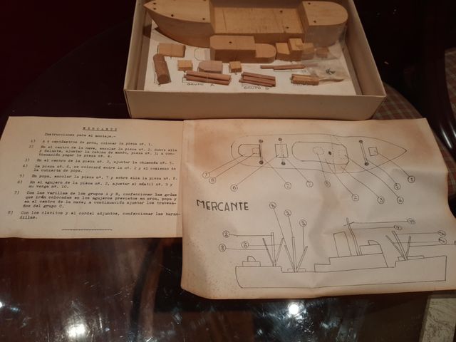 maqueta barco modelismo naval. mod Mercante