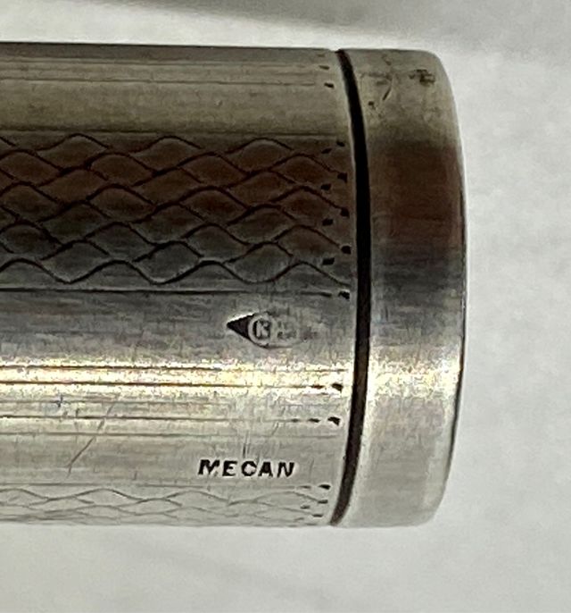 Pluma antigua francesa de plata UNIC 