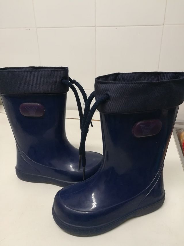 botas para lluvia de niños