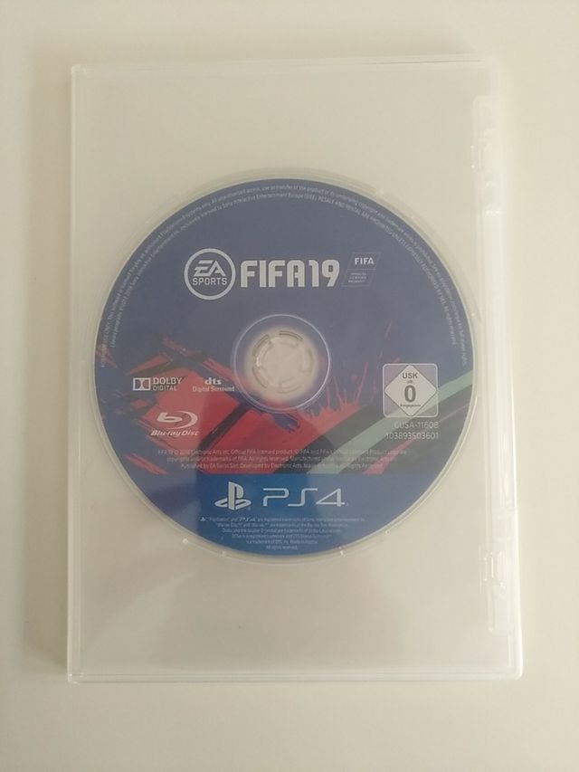 FIFA 19 PS4 sin portada