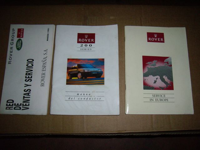 MANUAL USUARIO ROVER 200 series -  216 GSI GTI