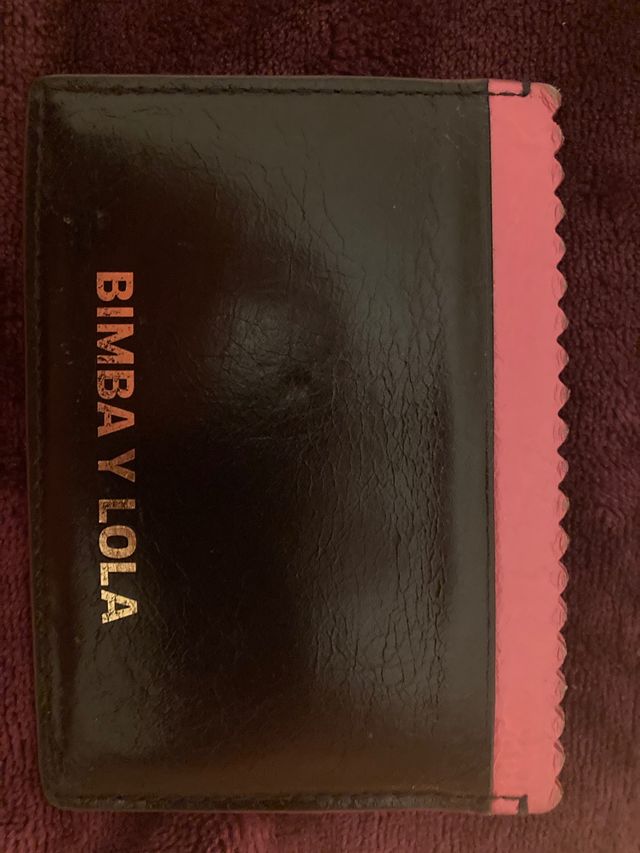 Tarjetero de piel de Bimba y Lola