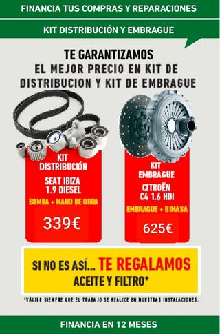 KIT DE EMBRAGUE OFERTA EN MADRID