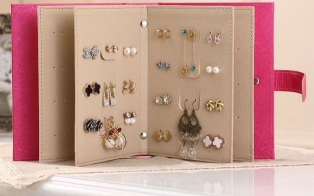 Joyero compacto portátil