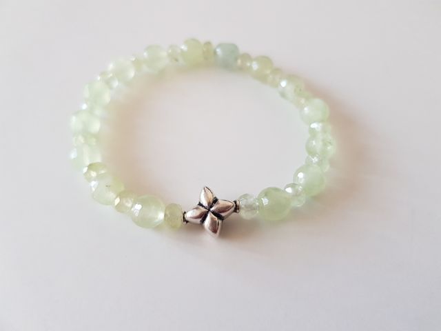 Pulsera peridoto y plata