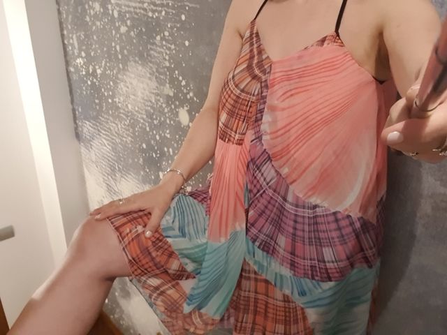 Vestido Nuevo Halter Denny Rose Multicolor M Largo