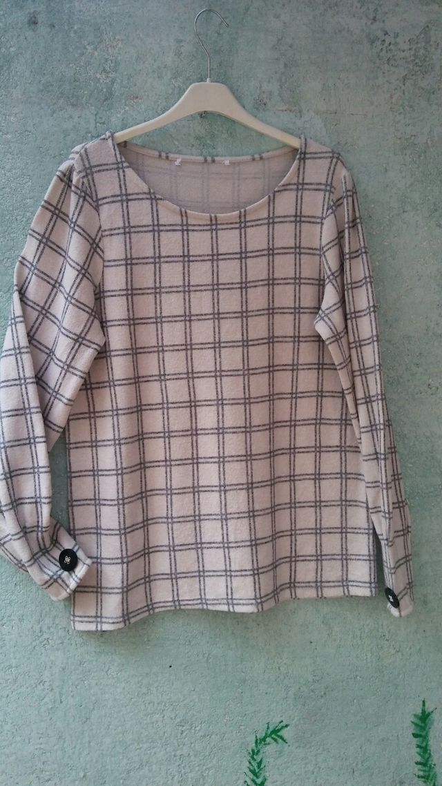 Blusa cuadros