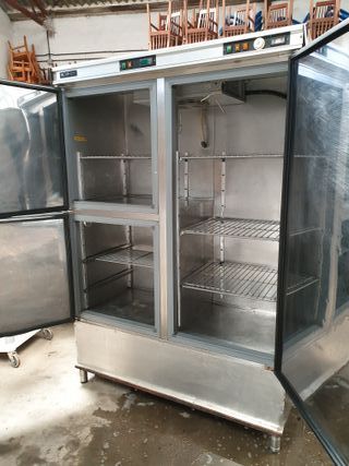 Armario frigorifico de 3 puertas, con separacion p de segunda mano por