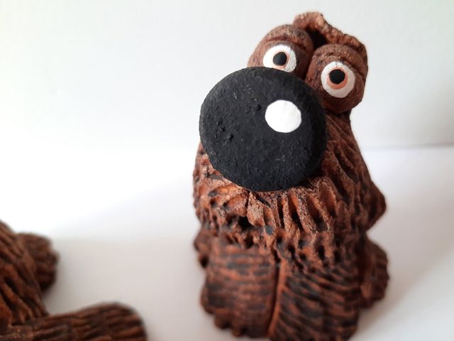 Perritos de cerámica