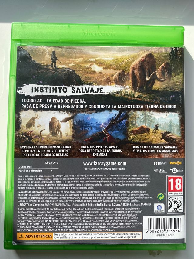 Juegos Xbox one farcry 4 y primal