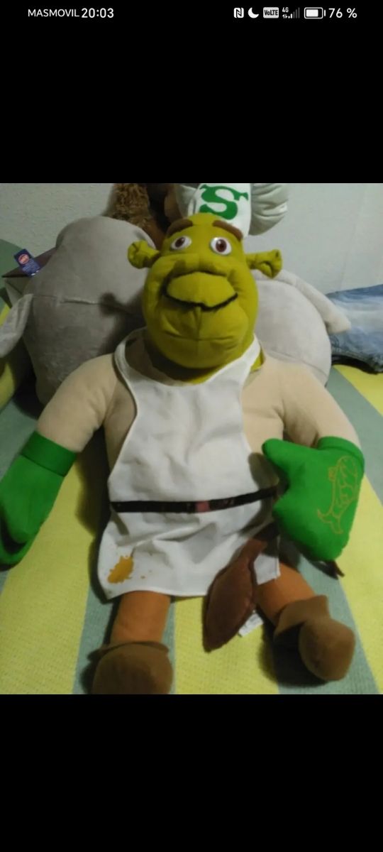 2 peluche:cocker➕Shrek
