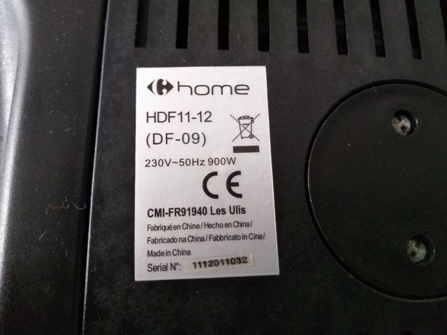 Freidora 1,2 L Carrefour Home