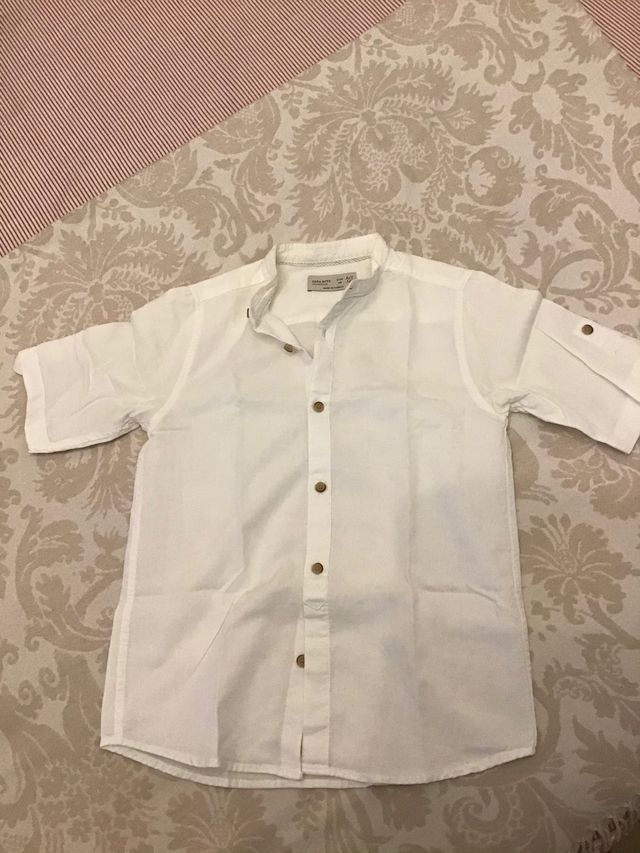 Camisa ibicenca manga corta