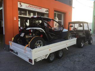 Remolque de doble eje para carga o buggy