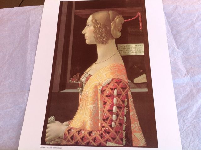 RETRATO DE GIOVANNA TORNABUONI.D.GHIRLANDAIO.