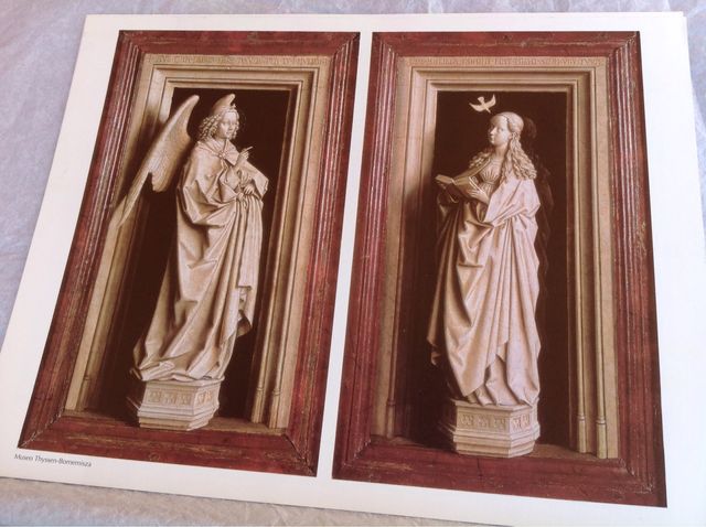 DIPTICO DE LA ANUNCIACIÓN. JAN VAN EYCK.