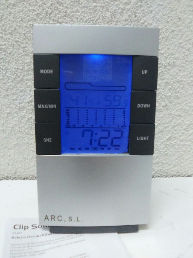 Reloj despertador digital multifuncion