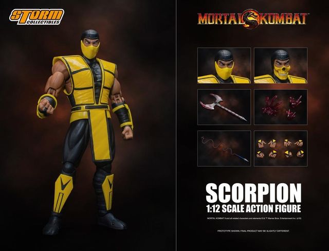 Oggetti da collezione Scorpion Mortal Kombat Storm