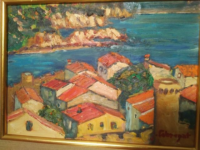 Cuadro al óleo sobre lienzo Juan Fábregat