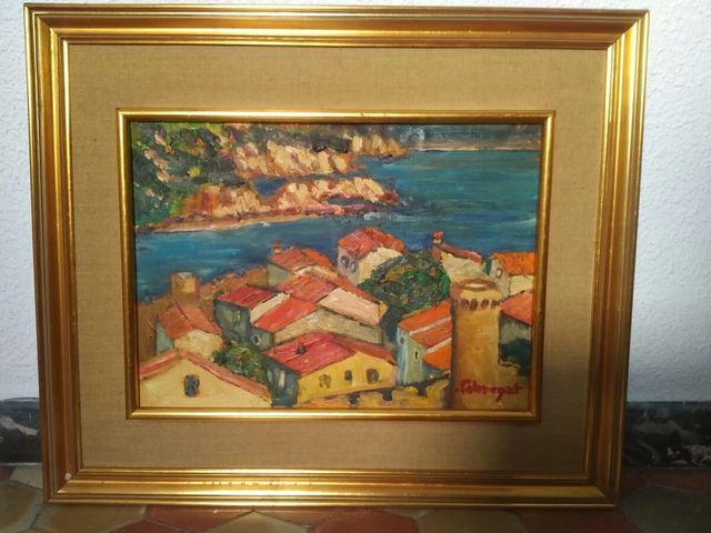 Cuadro al óleo sobre lienzo Juan Fábregat