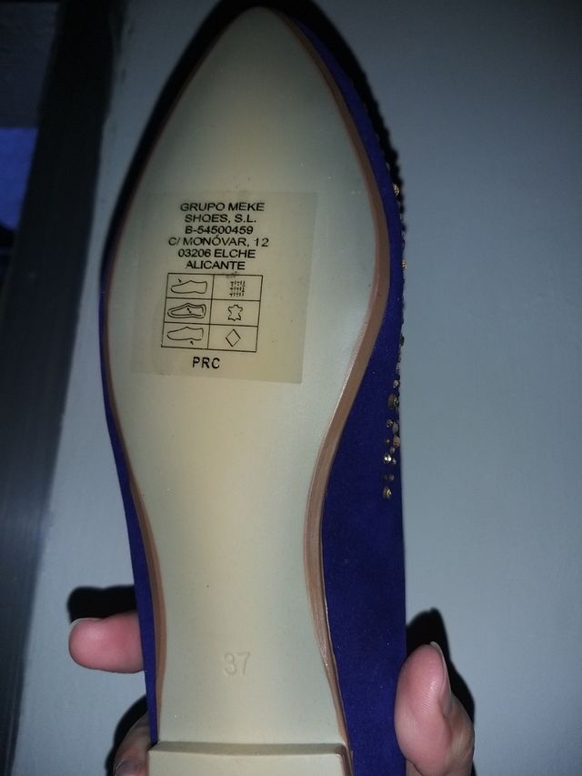 MANOLETINAS TALLA 37