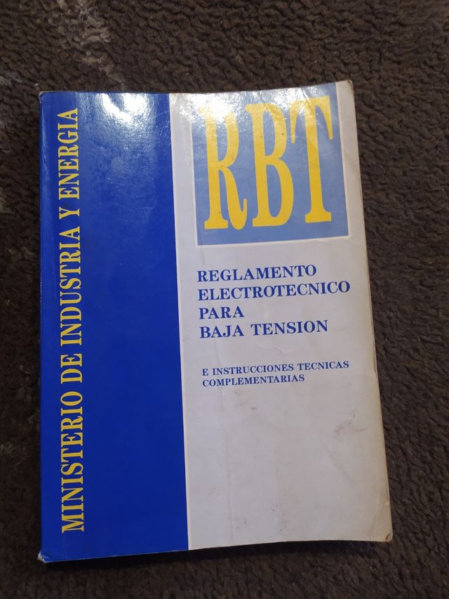 Reglamentos electrotécnico para baja tensión