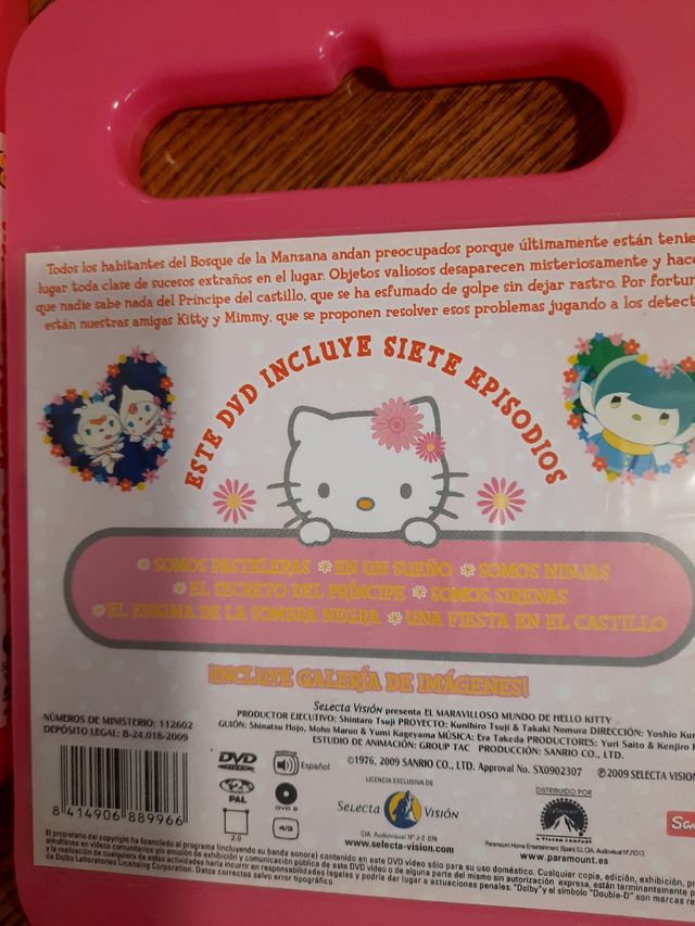 3 DVD + 1 LIBRO HELLO KITTY Y SUS AMIGOS