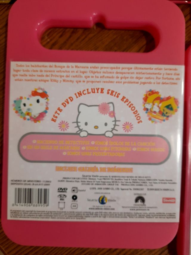3 DVD + 1 LIBRO HELLO KITTY Y SUS AMIGOS