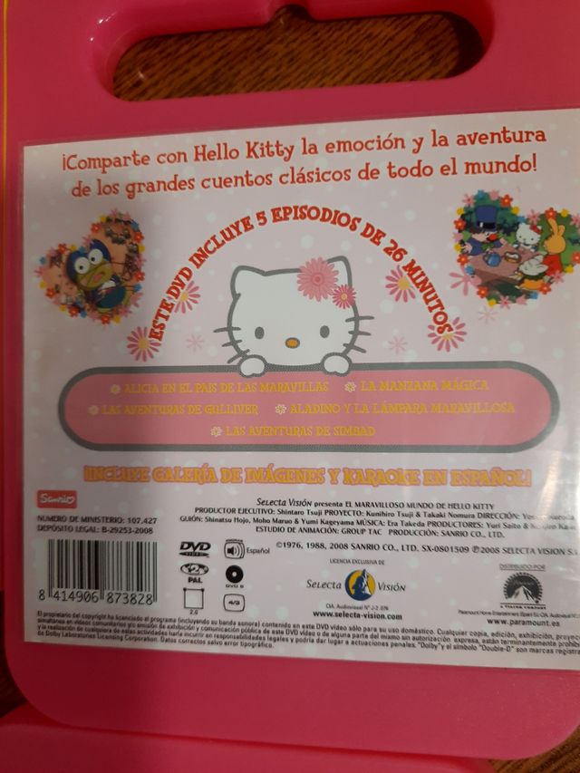3 DVD + 1 LIBRO HELLO KITTY Y SUS AMIGOS