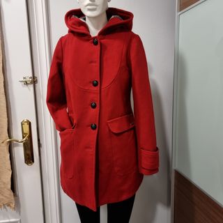 abrigo burberry rojo