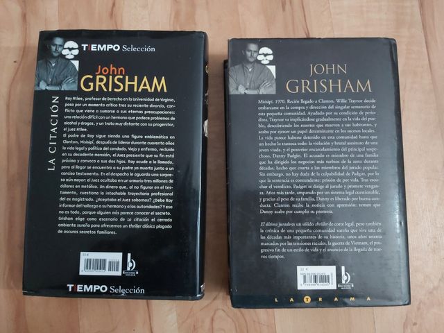 colección de libros de John Grisham.