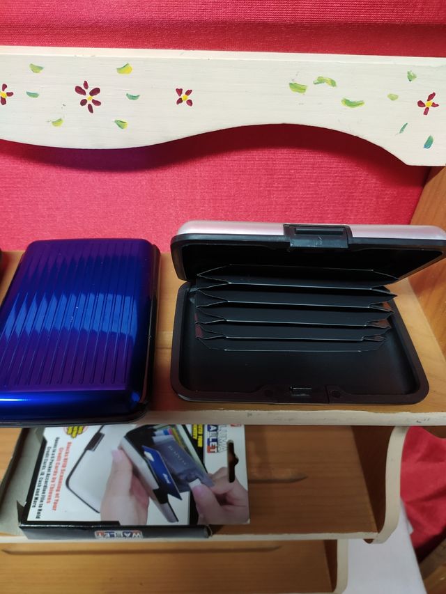 Lote de 3 Tarjeteros