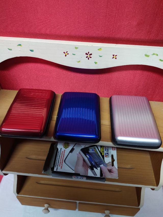 Lote de 3 Tarjeteros