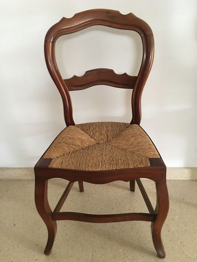Silla de caoba