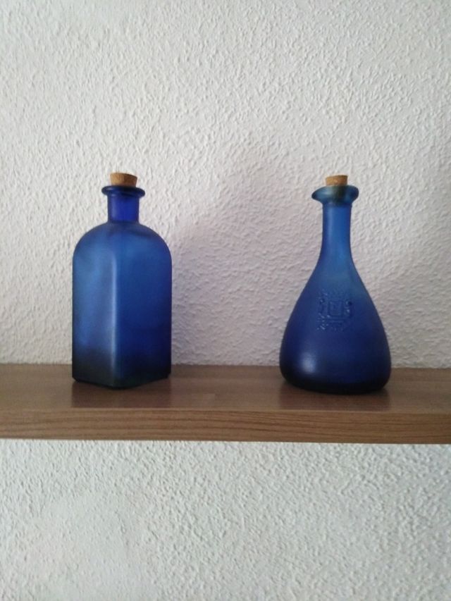 Botellas AZUL Decoración 