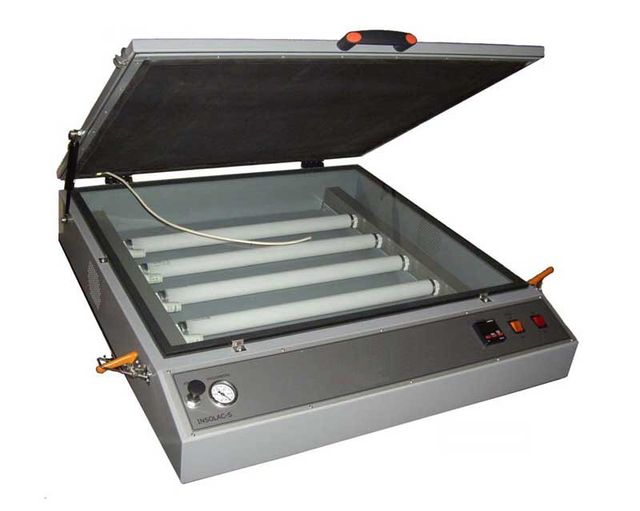 Insoladora de vacío para serigrafia