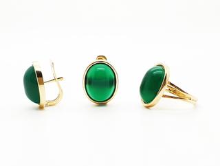 Conjunto de Oro 18 KT 15,6 GR de Segunda Mano