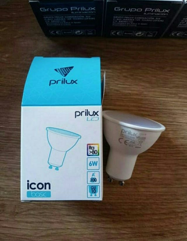 Bombillas Led GU10 luz cálida 5W/ 6W