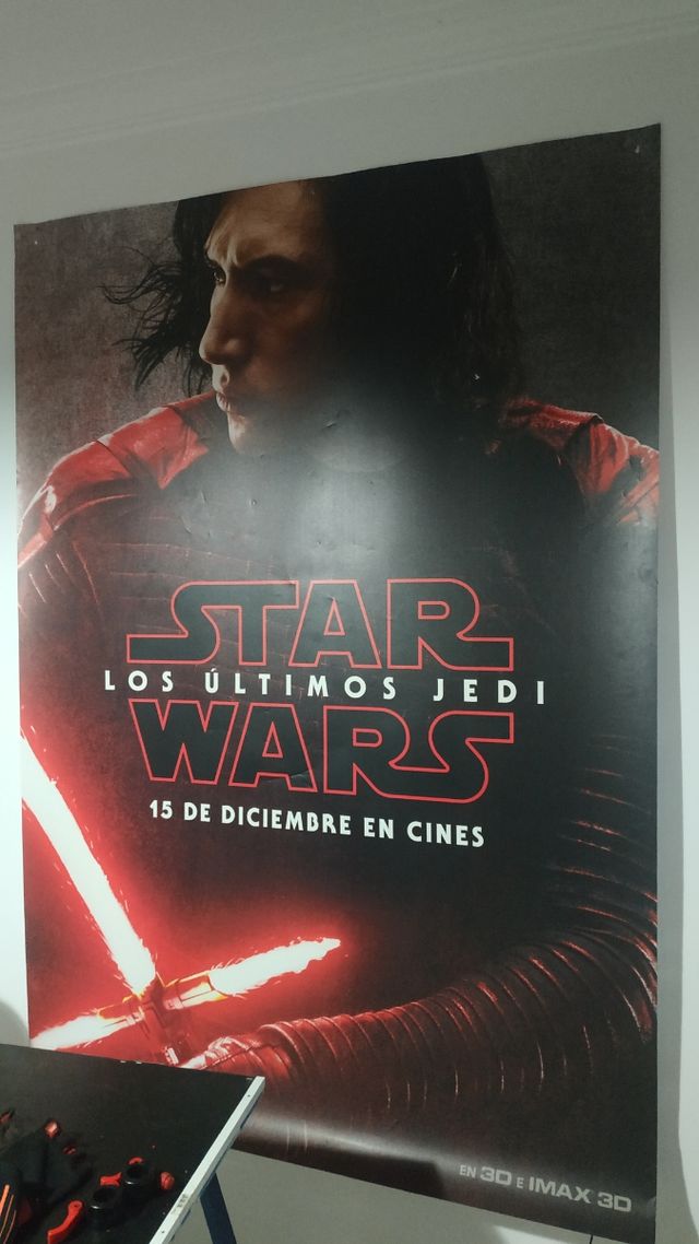 Cartel Banderola star wars Kylo ren