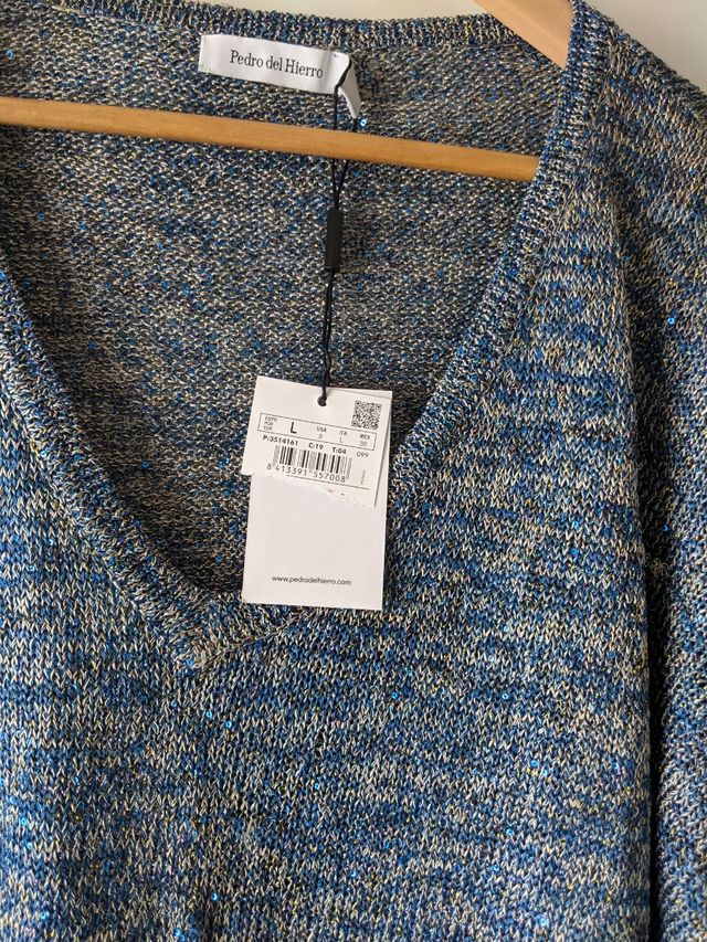 Pedro del Hierro. Jersey lurex T. L a estrenar