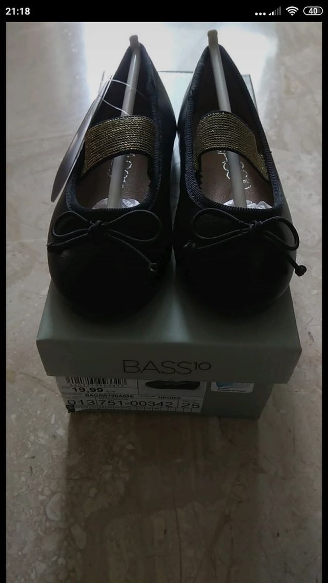 bailarina negra niña talla 25