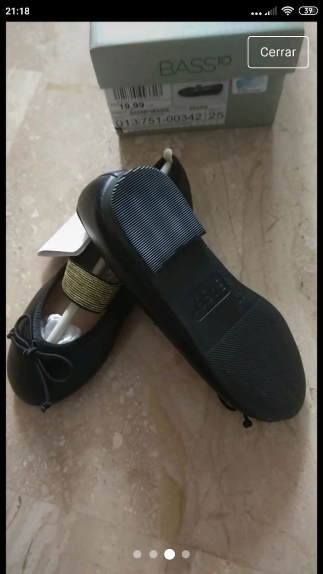 bailarina negra niña talla 25