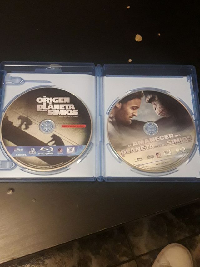  planeta de los simios 1 y 2 bluray 